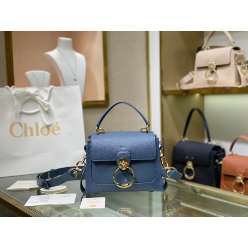 Chloe Original Calfskin Leather Bag C1143S blue
