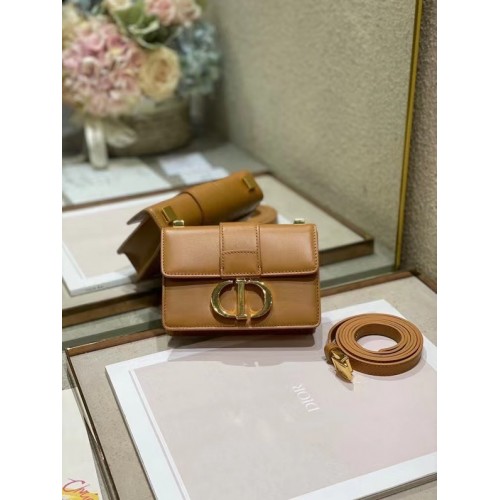 DIOR 30 MONTAIGNE BAG Calfskin mini M9204U brown
