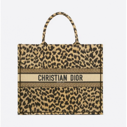 DIOR BOOK TOTE Beige Multicolor Mizza Embroidery M1286ZRHM