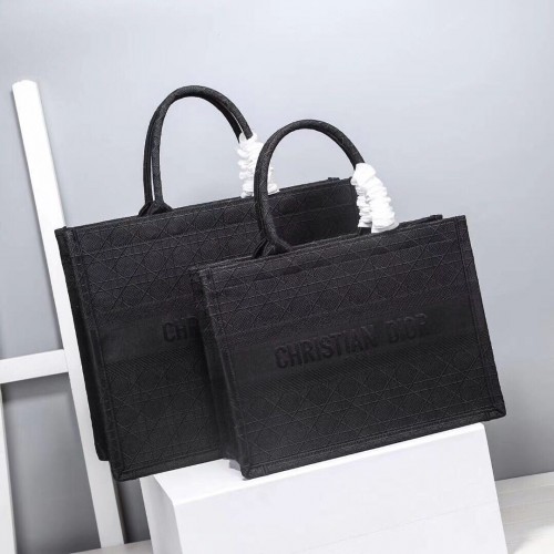 DIOR BOOK TOTE EMBROIDERED CANVAS BAG C1287-19