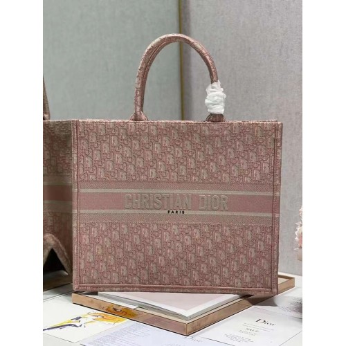 DIOR BOOK TOTE Embroidery C1286-3 pink