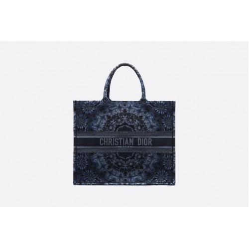 DIOR BOOK TOTE KALEIDIORSCOPIC BAG M1286ZRIO blue