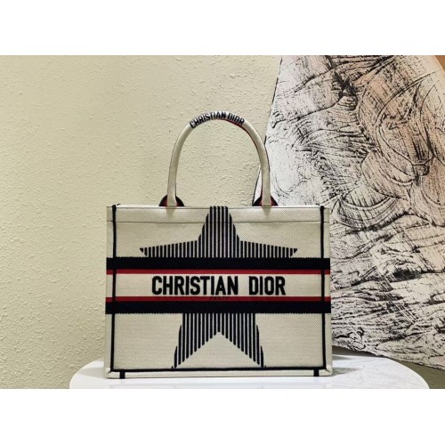 DIOR BOOK TOTE Multicolor Embroidery M1296ZR-22