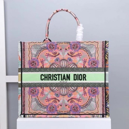 DIOR BOOK TOTE Multicolor Tie Dior Embroidery M1286