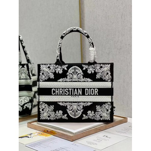 DIOR BOOK TOTE leather C1287-25 black