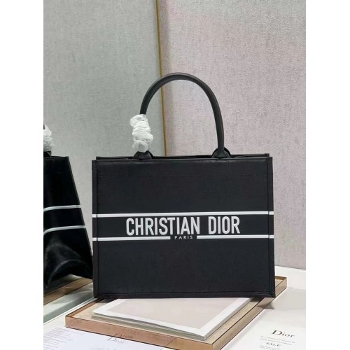 DIOR BOOK TOTE leather Constellation Embroidery M1296ZR black