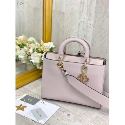 DIOR LADY BAG Gradient Cannage Lambskin M0584 light pink