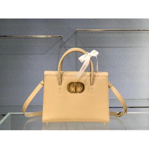 DIOR LARGE ST HONORE TOTE Grained Calfskin M9306UBAE apricot