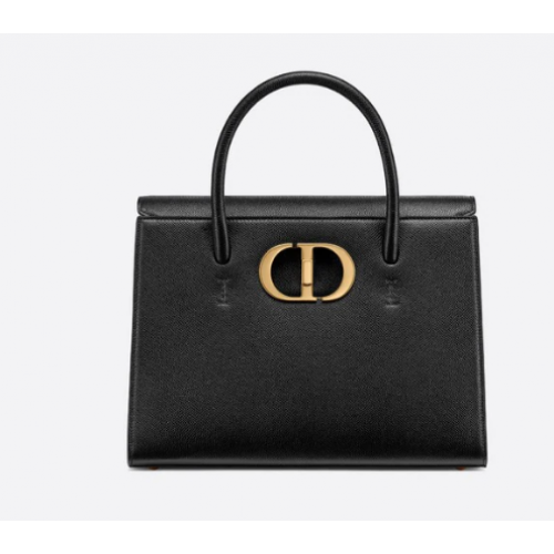 DIOR LARGE ST HONORE TOTE Grained Calfskin M9306UBAE black