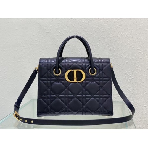 DIOR MEDIUM ST HONORE TOTE C0776 black
