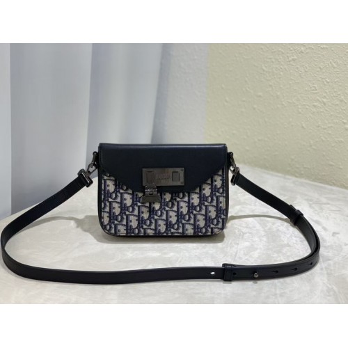 DIOR SMALL BOBBY BAG Embroidery C0978A black