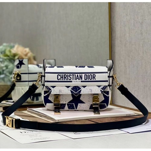 DIOR SMALL DIORCAMP BAG M1243ODD WHITE