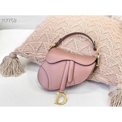 DIOR SMALL SADDLE BAG Calfskin M0445CW pink