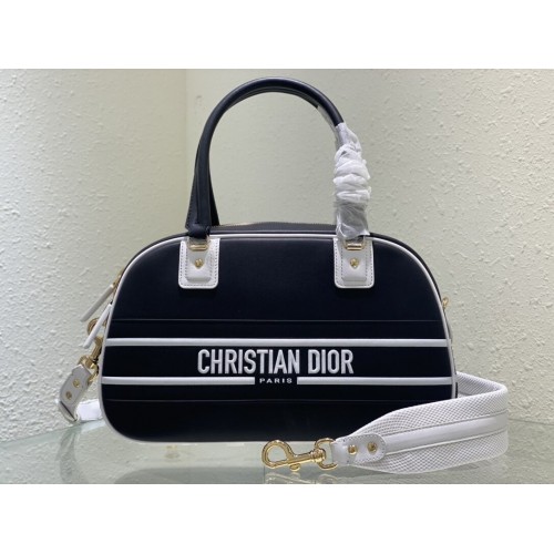 DIOR large leather tote Bag C9178 black