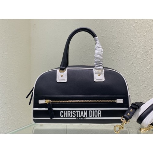 DIOR medium leather tote Bag C9189 black