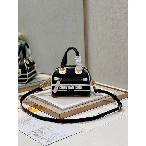 DIOR small leather tote Bag C9201 black