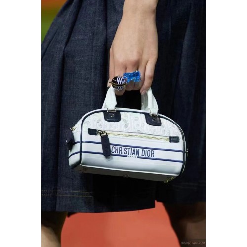 DIOR small leather tote Bag C9201 white