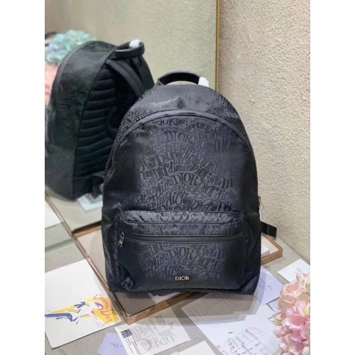 DIORTRAVEL BACKPACK Dior Oblique Technical Jacquard C0064 black