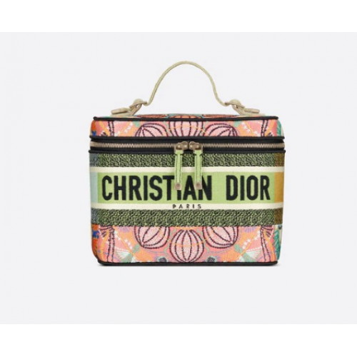 DIORTRAVEL VANITY CASE Multicolor Dior in Lights Embroidery S5480V