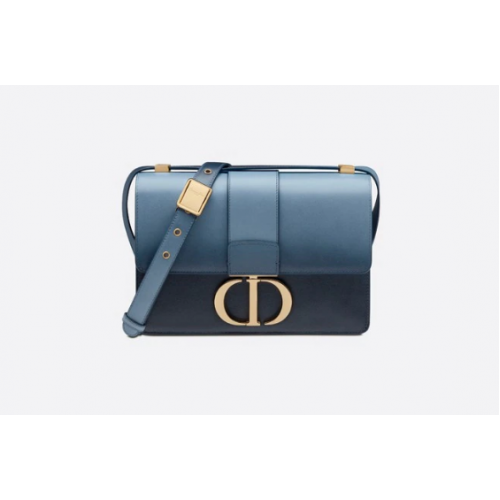 Dior 30 MONTAIGNE BAG Indigo Blue Gradient Calfskin M9203U