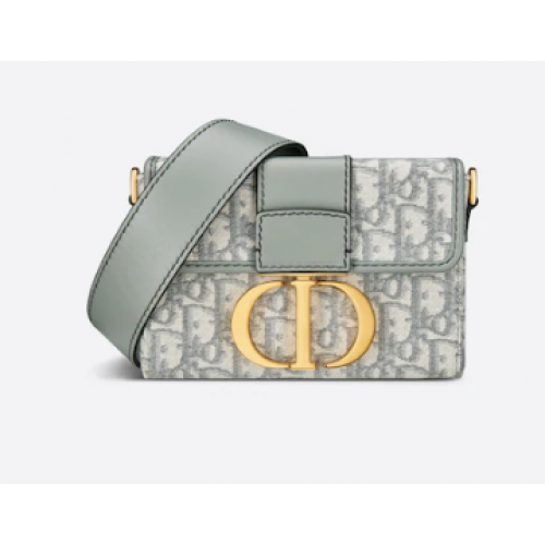 Dior 30 MONTAIGNE BOX BAG Oblique Jacquard M9204UT Gray