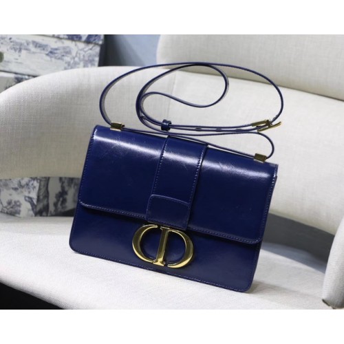 Dior 30 MONTAIGNE CALFSKIN BAG M9203 dark blue