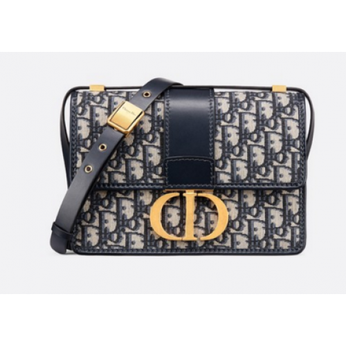 Dior 30 MONTAIGNE DIOR OBLIQUE BAG M9203 blue