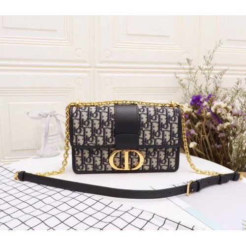 Dior 30 MONTAIGNE DIOR OBLIQUE BAG M9204 blue