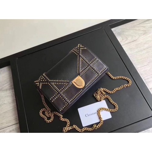 Dior Diorama Bag Original Sheepskin Leather CD3709 Black