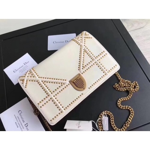 Dior Diorama Bag Original Sheepskin Leather CD3709 White