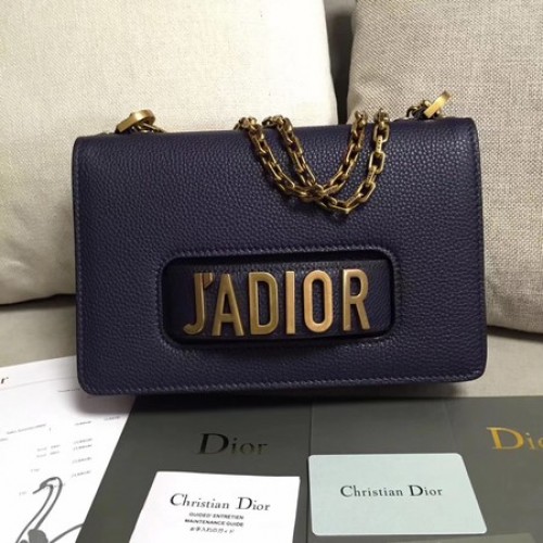 Dior JADIOR Flap Bag Calfskin M9003 Royal