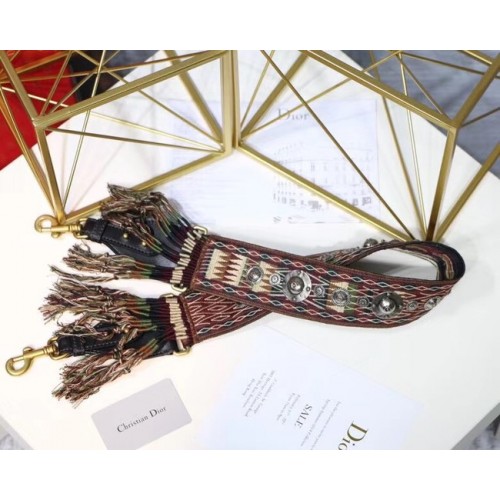 Dior MULTI-COLOURED CANVAS STRAP 03567