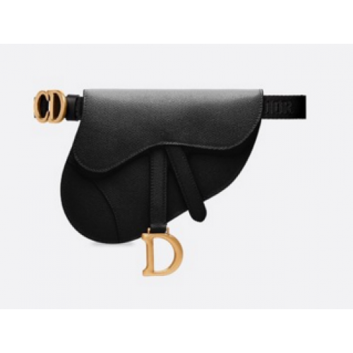 Dior SADDLE-CLUTCH VAN KALFSLEER S5632C black