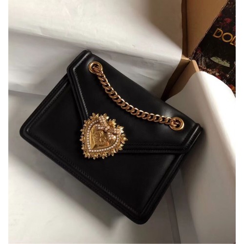 Dolce Gabbana Calfskin Leather 4046 black