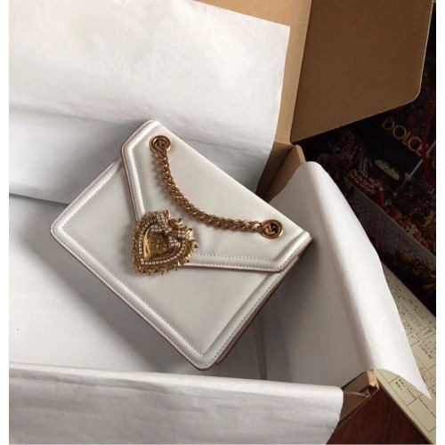 Dolce Gabbana Calfskin Leather 4046 white