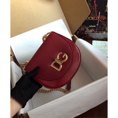 Dolce Gabbana Calfskin Leather 8594 red