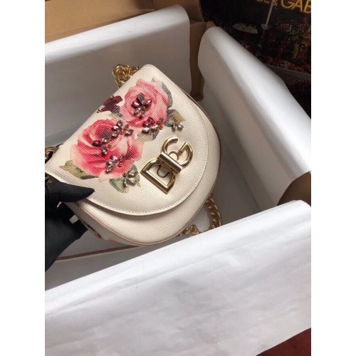 Dolce Gabbana Calfskin Leather 8595 white