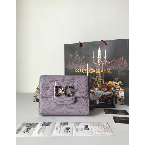 Dolce Gabbana Calfskin Leather shoulder bag 5568 grey