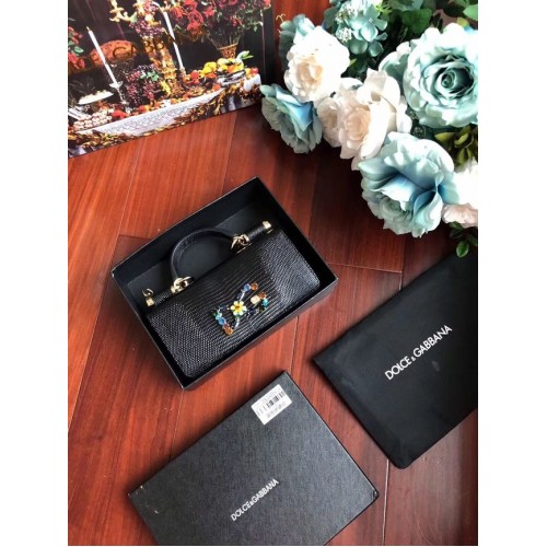 Dolce Gabbana Calfskin Tote Bags 1126 Black