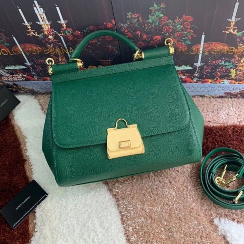 Dolce Gabbana Origianl Leather Bag 4131 green