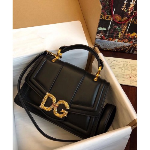 Dolce Gabbana Origianl Leather Bag 4916 Black