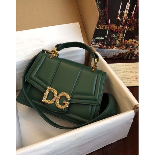 Dolce Gabbana Origianl Leather Bag 4916 Green