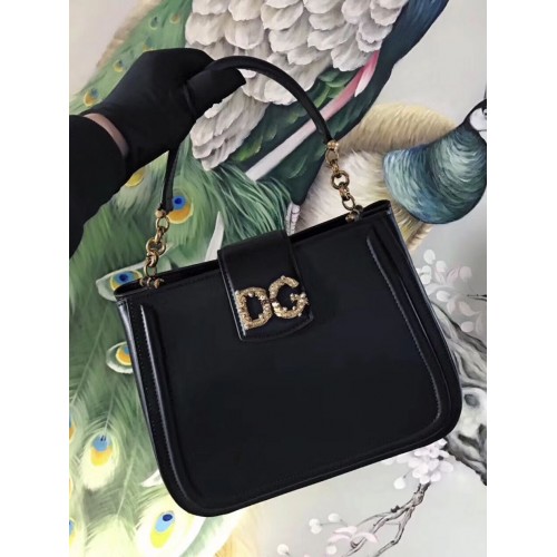 Dolce Gabbana Origianl Leather Bag 4918 black