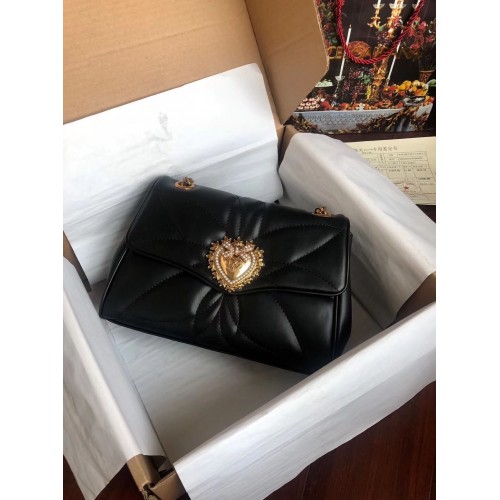 Dolce Gabbana Origianl Leather Bag 4919 black