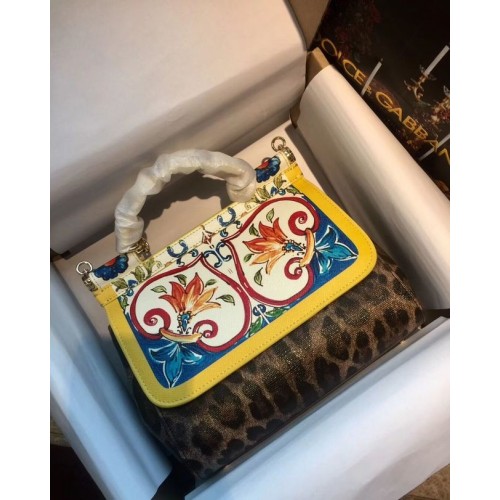 Dolce Gabbana SICILY Bag Calfskin Leather 4136-6