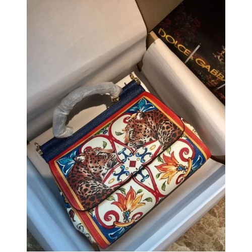 Dolce Gabbana SICILY Bag Calfskin Leather 4136-7