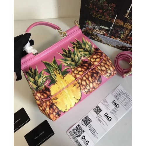 Dolce Gabbana SICILY Bag Calfskin Leather 4136-8