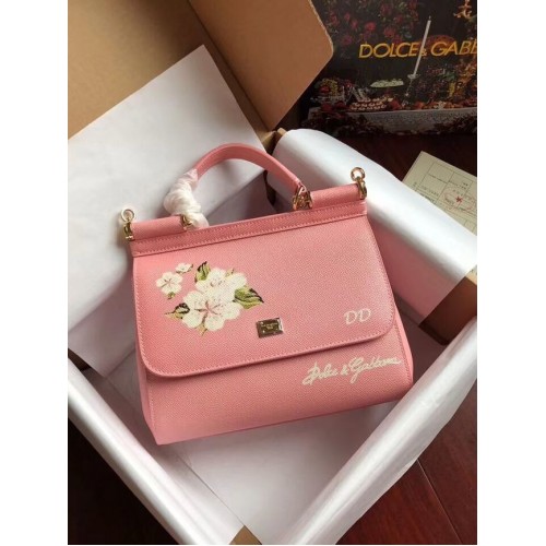 Dolce Gabbana SICILY Bag Calfskin Leather 4136-9