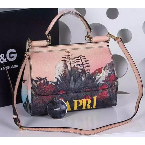 Dolce Gabbana SICILY Bag Calfskin Leather BB4137TAE