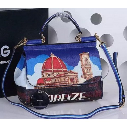 Dolce Gabbana SICILY Bag Calfskin Leather BB4137TAG